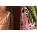 enjoysweety Linen Dress In Pink, Maxi Dress, Pleated Pintuck Dress, Pink Dress, Long Linen Dress, Kaftan Dress, Linen cocktail dress, linen wedding—0002