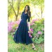 enjoysweety Navy Blue Maxi Dress, Linen Dress, Maxi Flared Dress, Maxi Cocktail Dress, Blue Dress, Garden Dress, Prom Dress, Maxi Evening Dress, Winter—0007