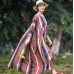 enjoysweety Oversized Loose Fitting Long Maxi Dress, Gown, Cotton and Linen Dress, Oversized Dress, Pleated Dress, Dress—0032