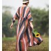 enjoysweety Oversized Loose Fitting Long Maxi Dress, Gown, Cotton and Linen Dress, Oversized Dress, Pleated Dress, Dress—0032