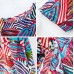 enjoysweety Oversized Loose Fitting Long Maxi Dress, Gown, Cotton Dress, Oversized Dress, Pleated Dress, Cocoon Abstract printing Dress—0042