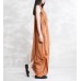 enjoysweety Linen and Tencel Summer Dress, Irregular Dress, Sleeveless Dress, Long Dress, Kaftan Dress, Striped Dress, Two Way Wear Dress—0083