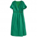 enjoysweety Linen Summer Dress, Loose-fitting Dress, Short sleeve Dress, Long Maxi Dress, Dress,  Two Way Wear, Loose Coat—0104
