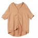 enjoysweety Women Linen Hooded Tops，Casual Blouse, Cotton T-shirt，Asymmetrical Tops，Comfortable Linen Shirt，Leisure Summer Blouse—0209  