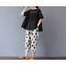 enjoysweety Women Linen Striped Tops，Casual Blouse, Cotton T-shirt，Asymmetrical Tops，Comfortable Linen Shirt，Leisure Summer Blouse—0224
