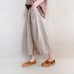 enjoysweety Linen Skirt, Midi Skirt, Ruffle Skirt, Ruffle Linen Skirt with Pockets, Linen Midi Skirt, Knee Length Linen Skirt - 0372