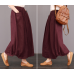 enjoysweety Cotton Skirt, Midi Skirt, Ruffle Skirt, Ruffle Linen Skirt with Pockets, Linen Midi Skirt, Linen Skirt - 0374