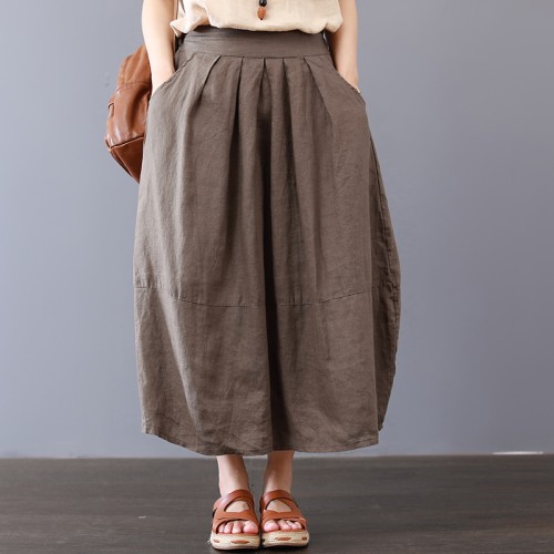 Clothing Women's Clothing Skirts linen 