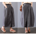 enjoysweety Linen Skirt, Midi Skirt, Ruffle Skirt, Ruffle Linen Skirt with Pockets, Linen Midi Skirt, Cotton Skirt - 0375