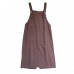 enjoysweety Women Summer Clothing Casual Dress, Leisure Cotton Vest Dress，Strap Dress, Linen Sundress Dress，Comfortable Dress - 0394
